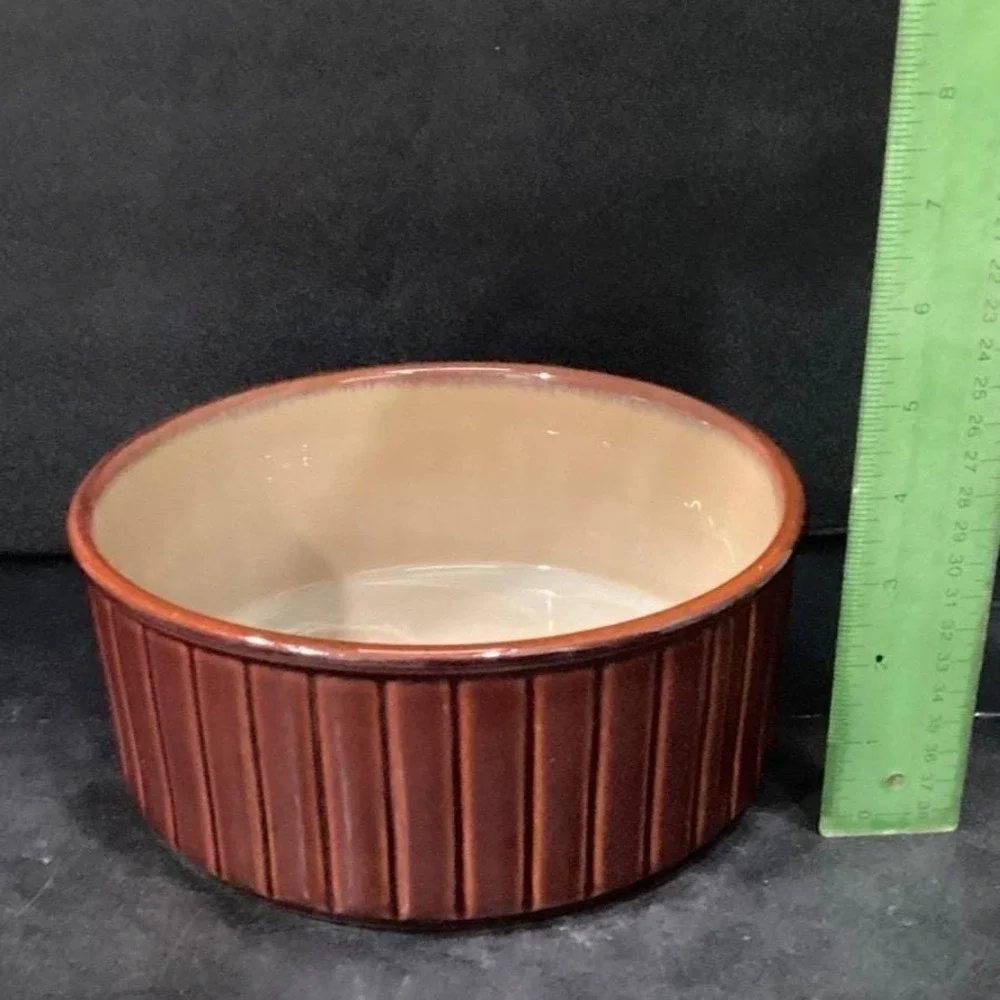 Sango Nova Brown Casserole Dish #4933, No Lid, Oven‎ Proof Ceramic Bakeware